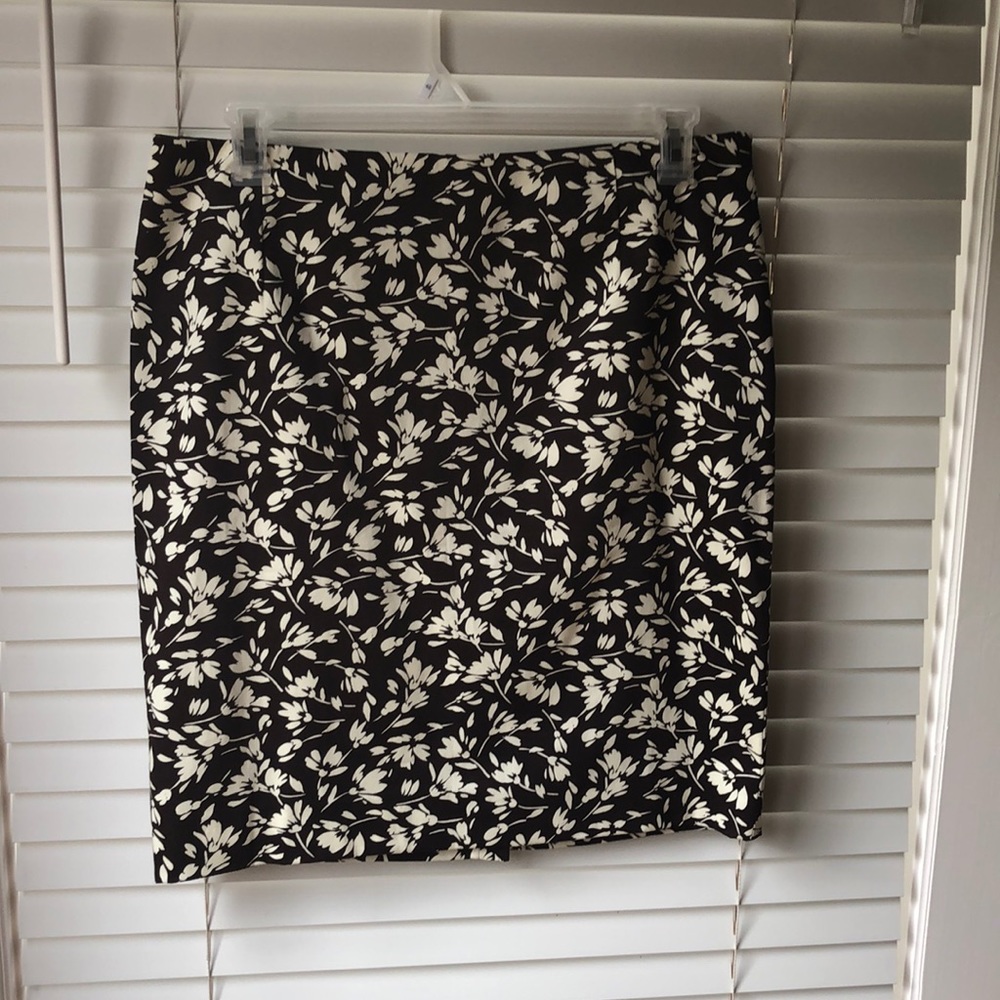 LRL Brown and ivory cotton skirt